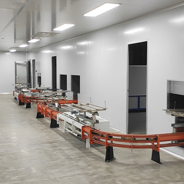 Massage chair automatic spray painting assembly line