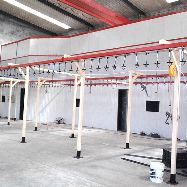 Chain automatic paint assembly line