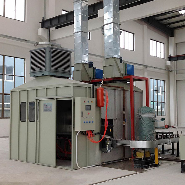 Automatic paint assembly line of water curtain cabinet