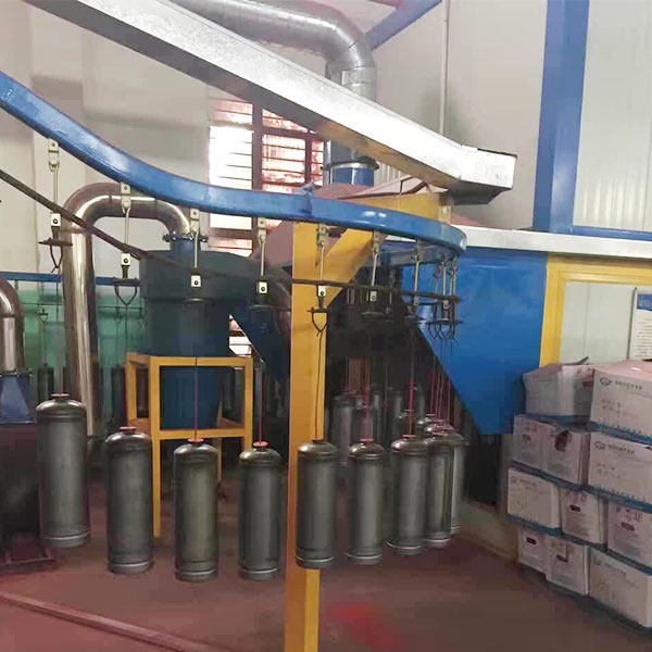 Hardware automatic spraying production line