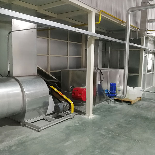 Pre processing assembly line