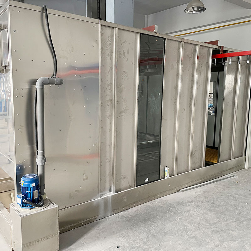 Medium-sized electrostatic paint assembly line equipment