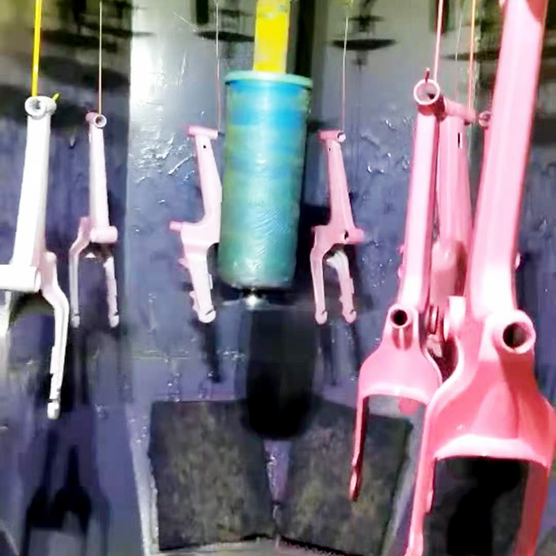 Small electrostatic paint assembly line equipment