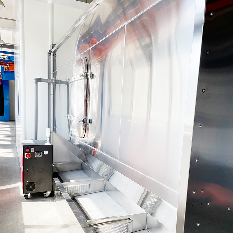 Massage chair spray painting assembly line